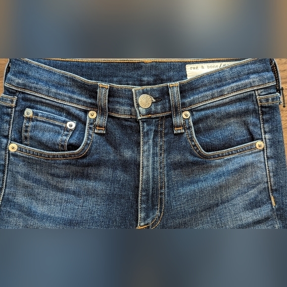 NWOT Rag & Bone high rise no left back pocket as designed in Eddy color - Picture 5 of 16